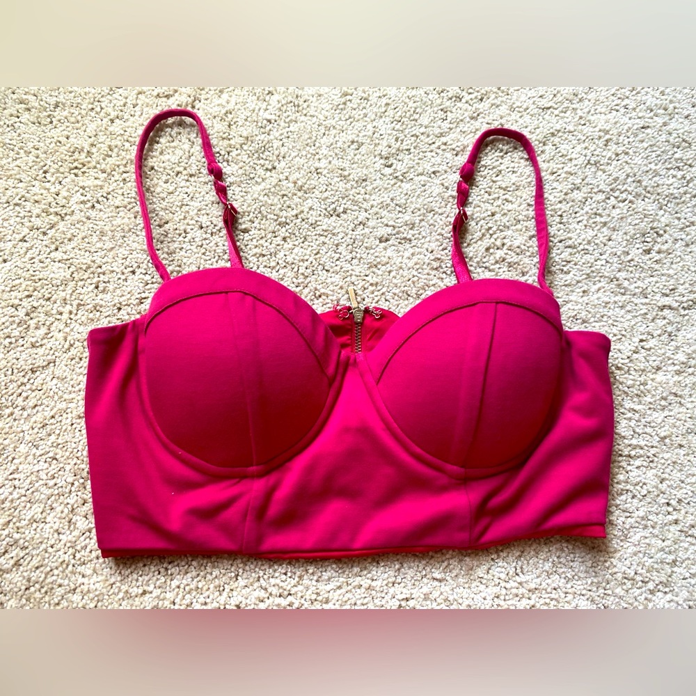 Bebe Bustier Crop Top